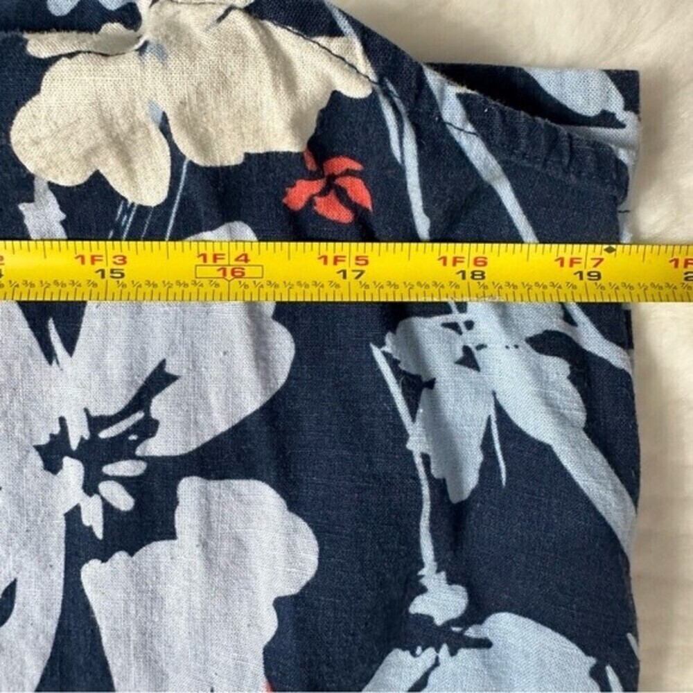 Time&Tru Floral V-Neck Woven Tank Top Medium 8-10 - Picture 14 of 16